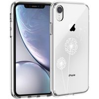 iMoshion Design hoesje iPhone Xr - Paardenbloem - Wit