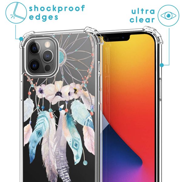 iMoshion Design hoesje met koord iPhone 12 (Pro) - Dromenvanger