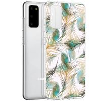 iMoshion Design hoesje Samsung Galaxy S20 - Pauw / Groen