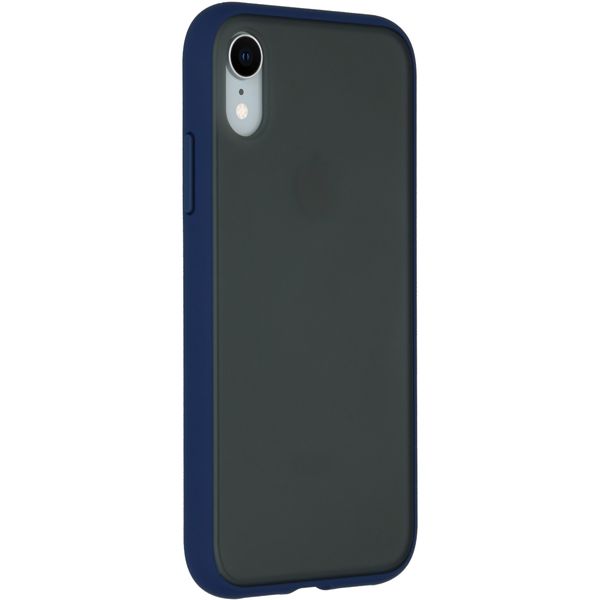 iMoshion Frosted Backcover iPhone Xr - Blauw