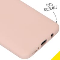 Accezz Liquid Silicone Backcover Samsung Galaxy A50 / A30s - Roze