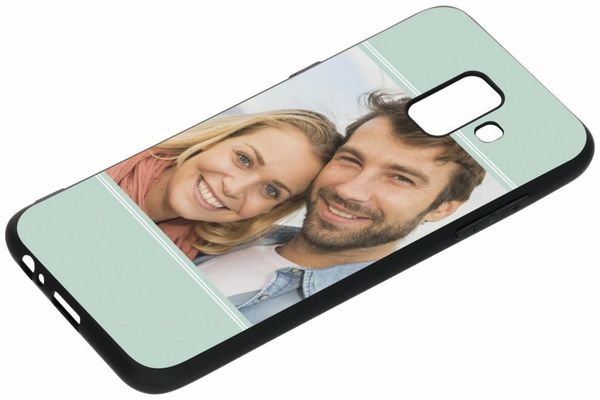 Ontwerp je eigen Samsung Galaxy A6 (2018) gel hoesje - Zwart