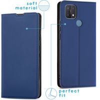 iMoshion Slim Folio Bookcase Oppo A15 - Donkerblauw