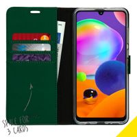 Accezz Wallet Softcase Bookcase Samsung Galaxy A31 - Groen