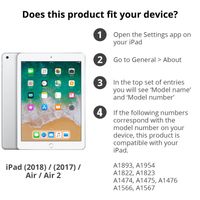 Accezz Premium Glass Screenprotector iPad (2017) / (2018) / Air (2013) / Air 2