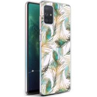 iMoshion Design hoesje Samsung Galaxy A71 - Pauw / Groen