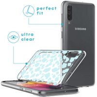 iMoshion Design hoesje Samsung Galaxy A50 / A30s - Luipaard - Blauw