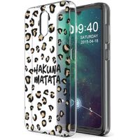 iMoshion Design hoesje Nokia 2.3 - Luipaard - Bruin / Zwart