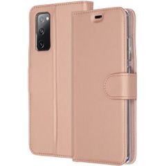 Accezz Wallet Softcase Bookcase Samsung Galaxy S20 FE - Rosé Goud