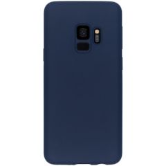 Accezz Liquid Silicone Backcover Samsung Galaxy S9 - Blauw