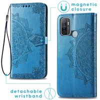 iMoshion Mandala Bookcase Oppo A53 / Oppo A53s  - Turquoise