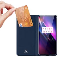 Dux Ducis Slim Softcase Bookcase OnePlus 8 - Donkerblauw