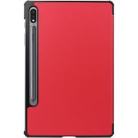 iMoshion Trifold Bookcase Samsung Galaxy Tab S8 / S7 - Rood