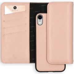 Selencia Eny Uitneembare Vegan Lederen Clutch iPhone Xr - Roze