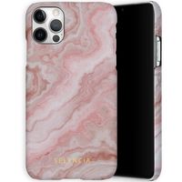 Selencia Maya Fashion Backcover iPhone 12 (Pro) - Marble Rose