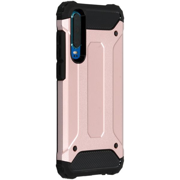 iMoshion Rugged Xtreme Backcover Huawei P30 - Rosé Goud