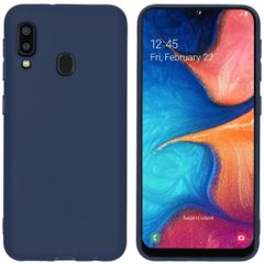 iMoshion Color Backcover Samsung Galaxy A20e - Donkerblauw