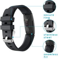 iMoshion Siliconen bandje Fitbit Inspire - Zwart