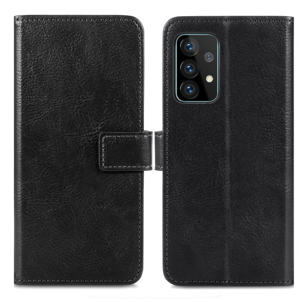 iMoshion Luxe Bookcase Samsung Galaxy A72 - Zwart