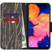 Design Softcase Bookcase Samsung Galaxy A10