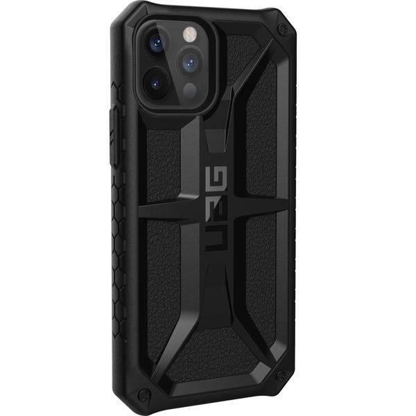 UAG Monarch Backcover iPhone 12 (Pro) - Zwart