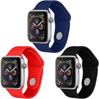 iMoshion Siliconen bandje Multipack Apple Watch Series 1-8 / SE / Ultra - 42/44/45/49 mm