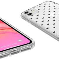 iMoshion Design hoesje iPhone 11 - Hartjes - Zwart