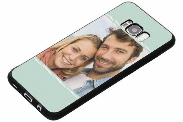 Ontwerp je eigen Samsung Galaxy S8 Plus gel hoesje - Zwart