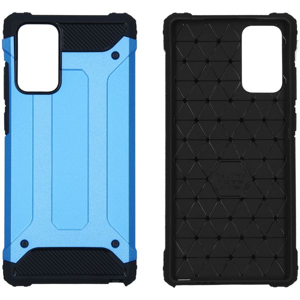 iMoshion Rugged Xtreme Backcover Samsung Galaxy Note 20 - Lichtblauw