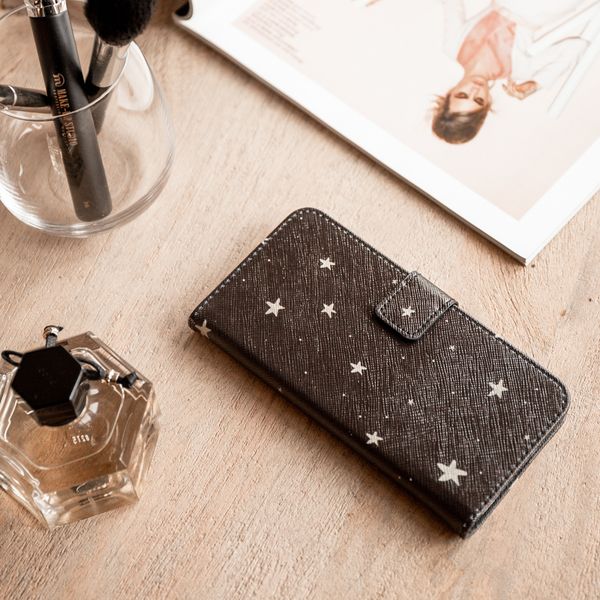 iMoshion Design Softcase Bookcase iPhone 12 Mini - Stars Gold