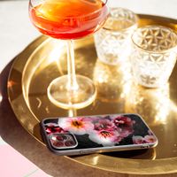 iMoshion Design hoesje Samsung Galaxy A51 - Bloem - Roze / Zwart