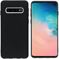 iMoshion Color Backcover Samsung Galaxy S10 - Zwart