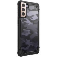 Ringke Fusion X Backcover Samsung Galaxy S21 - Camo Zwart