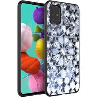 iMoshion Design hoesje Samsung Galaxy A51 - Grafisch - Zilver Bling