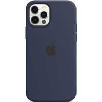 Apple Silicone Backcover MagSafe iPhone 12 (Pro) - Deep Navy