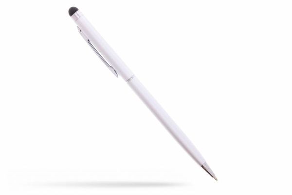 Zilver balpen met stylus