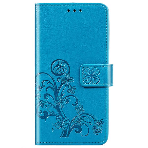 Klavertje Bloemen Bookcase Xiaomi Mi 10 Lite - Turquoise