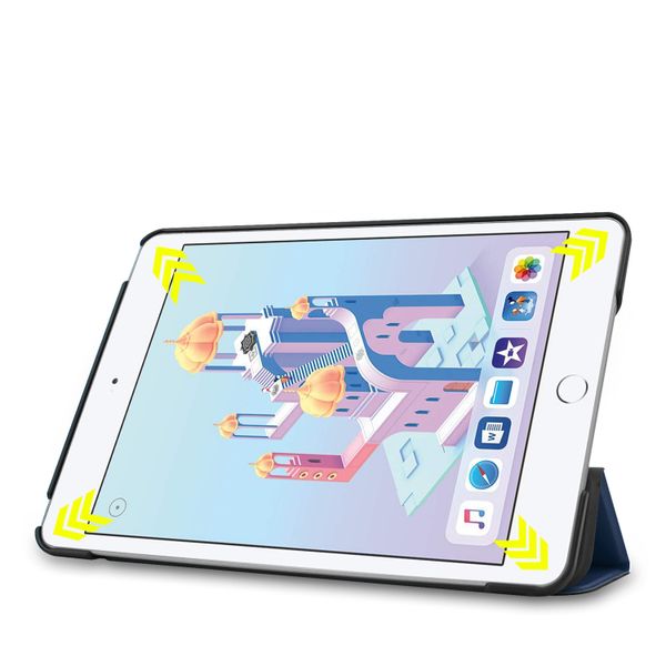 iMoshion Trifold Bookcase iPad mini (2019) / Mini 4 - Donkerblauw