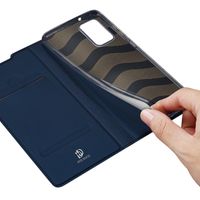 Dux Ducis Slim Softcase Bookcase Samsung Galaxy Note 20 - Donkerblauw