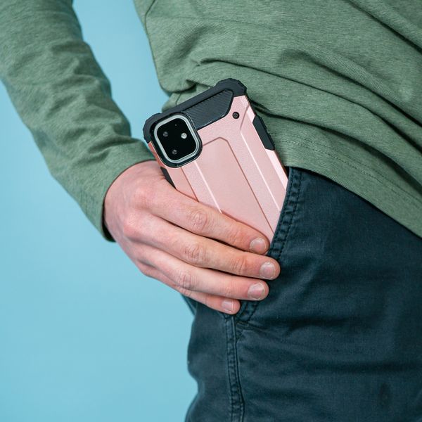 iMoshion Rugged Xtreme Backcover iPhone X - Rosé Goud