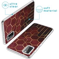 iMoshion Design hoesje Samsung Galaxy A41 - Patroon - Rood