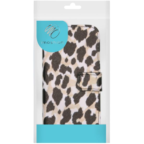 iMoshion Design Softcase Bookcase Galaxy S21 - Golden Leopard