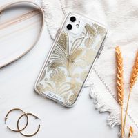 Selencia Fashion Extra Beschermende Backcover iPhone 12 (Pro) - Paisley Gold