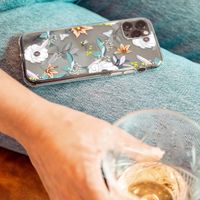 iMoshion Design hoesje Samsung Galaxy A42 - Bloem - Wit