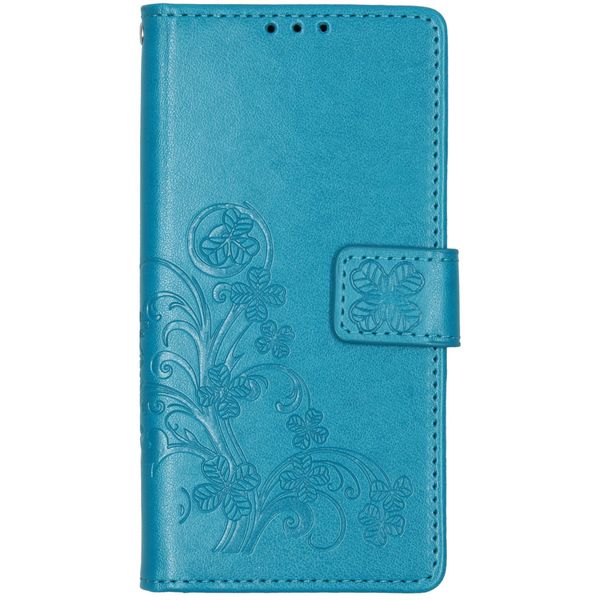 Klavertje Bloemen Bookcase Nokia 4.2 - Turquoise