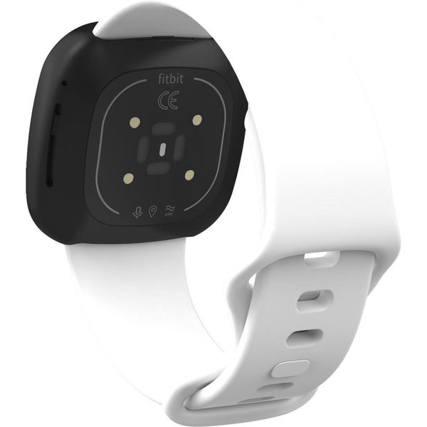 iMoshion Siliconen bandje Fitbit Sense / Versa 3 - Wit