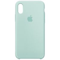 Apple Silicone Backcover iPhone X - Marine Green