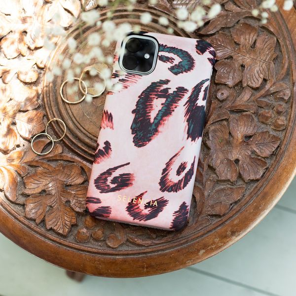 Selencia Maya Fashion Backcover iPhone 12 (Pro) - Pink Panther