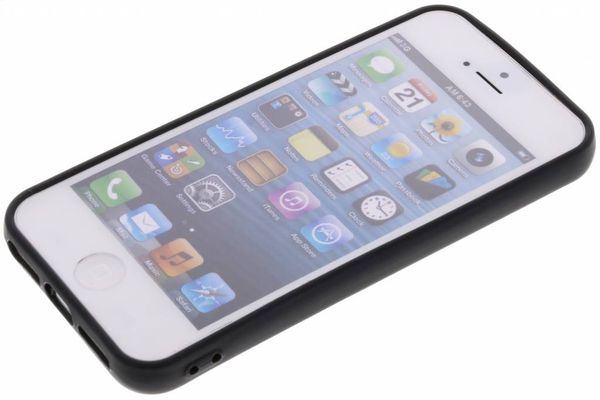 Ontwerp je eigen iPhone 5 / 5s /  SE gel hoesje - Zwart