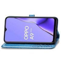 Mandala Bookcase Oppo A5 (2020) / A9 (2020) - Turquoise